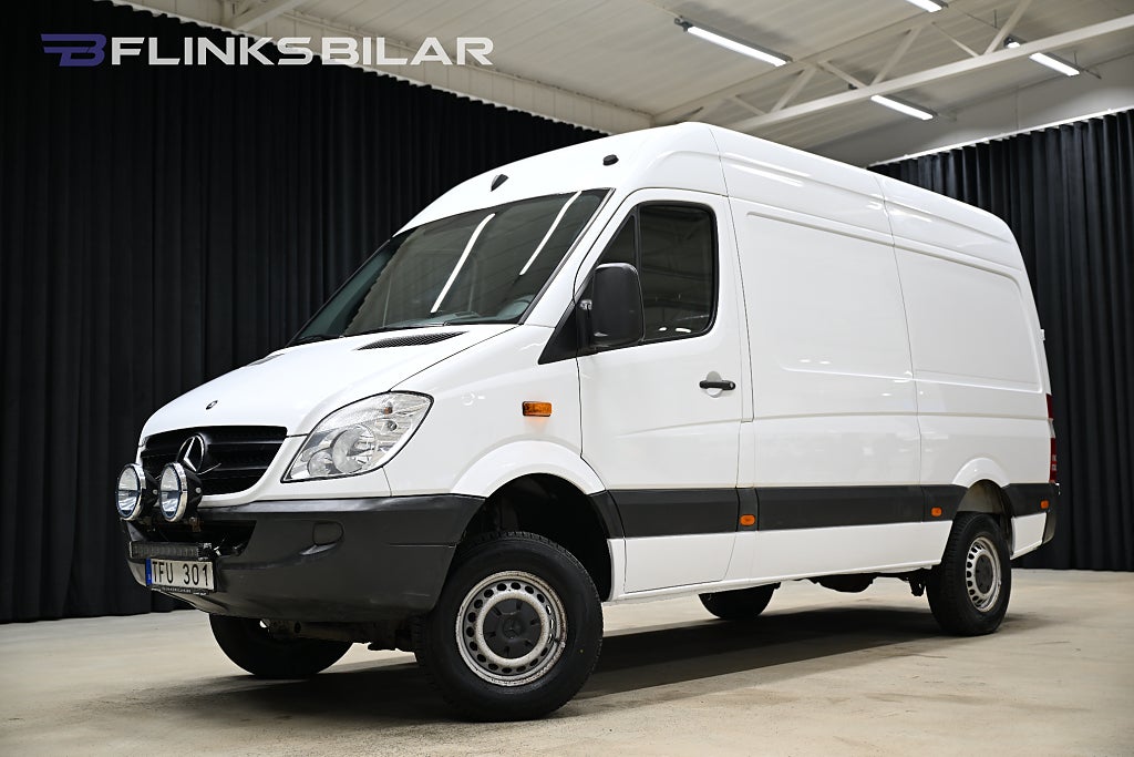Mercedes-Benz Sprinter 316 CDI 4x4 163HK Drag|Värmare|V-Inredd|Farthållare