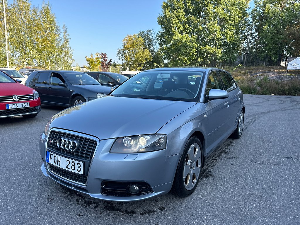 Audi A3 Sportback 2.0 TFSI quattro Comfort, S Line Euro 4