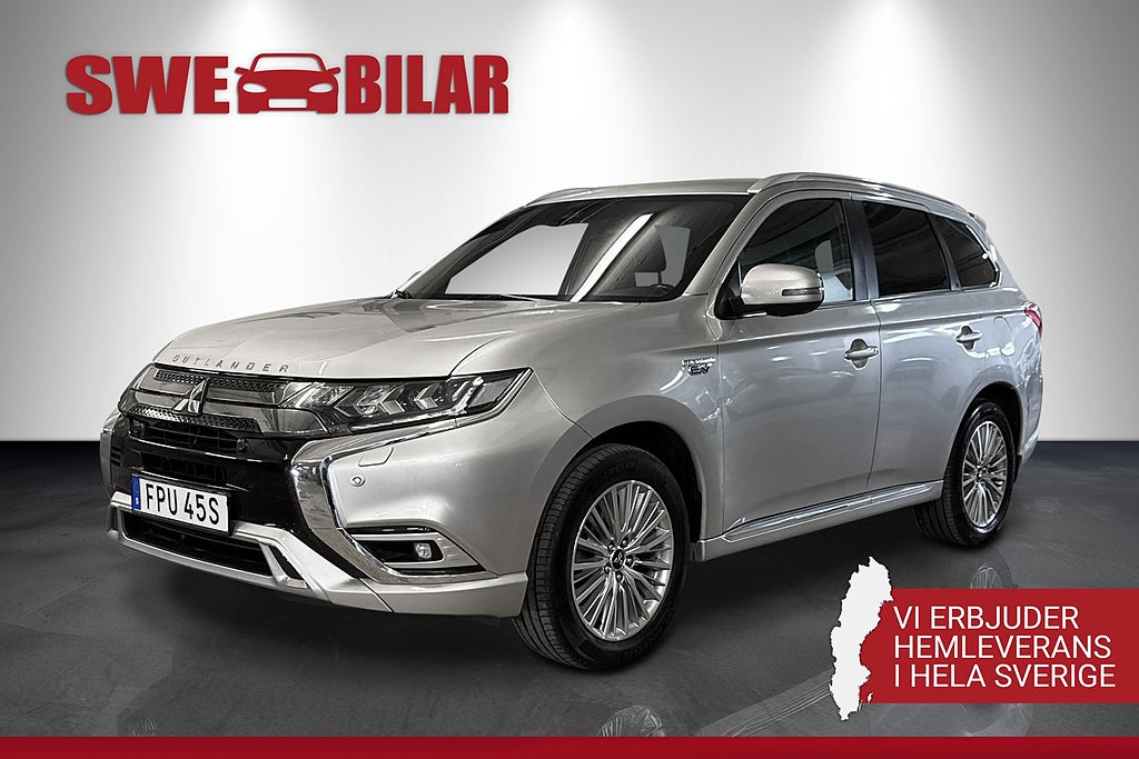 Mitsubishi Outlander PHEV CVT Business AWD 360-Kam Drag SKINN FULLSERVAD