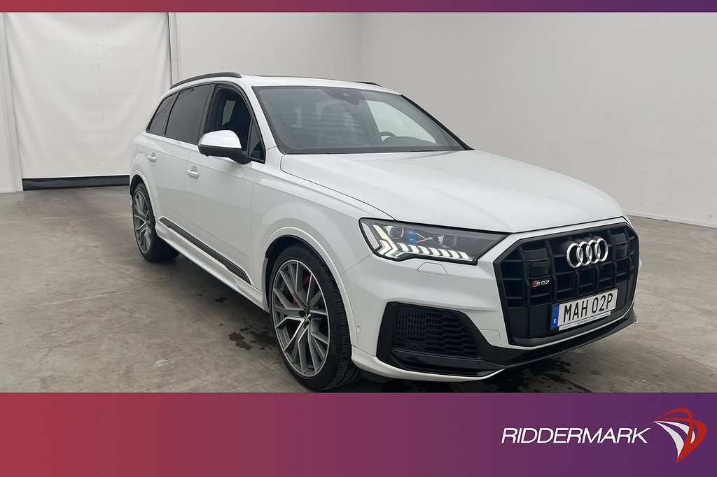 Audi SQ7 TDI Q 435hk 7-sits Pano Cockpit Luft BOSE 360° MOMS