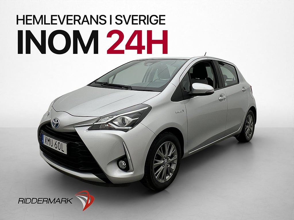 Toyota Yaris Hybrid Kamera Farthållare 360kr Skatt 0,37L/mil