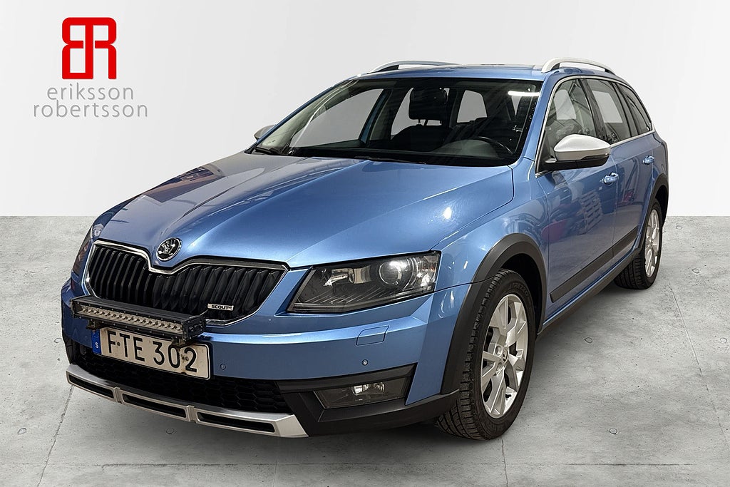 Skoda Octavia Scout 2.0 TDI 4x4 Businessline D-värmare Kamera MoK Drag GPS