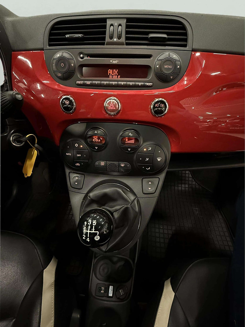 Fiat 500 1.2 8V Lounge Skinn Panorama  - miniatyr 17