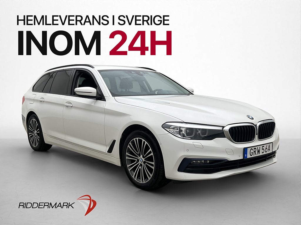 BMW 520d xDrive Sport line Värmare Kamera Navi Display Drag