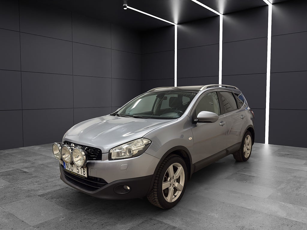 Nissan Qashqai+2 2.0 4x4 CVT |AUTOMAT|7-SITS|NY SERVAD|PANORAMA|AC|