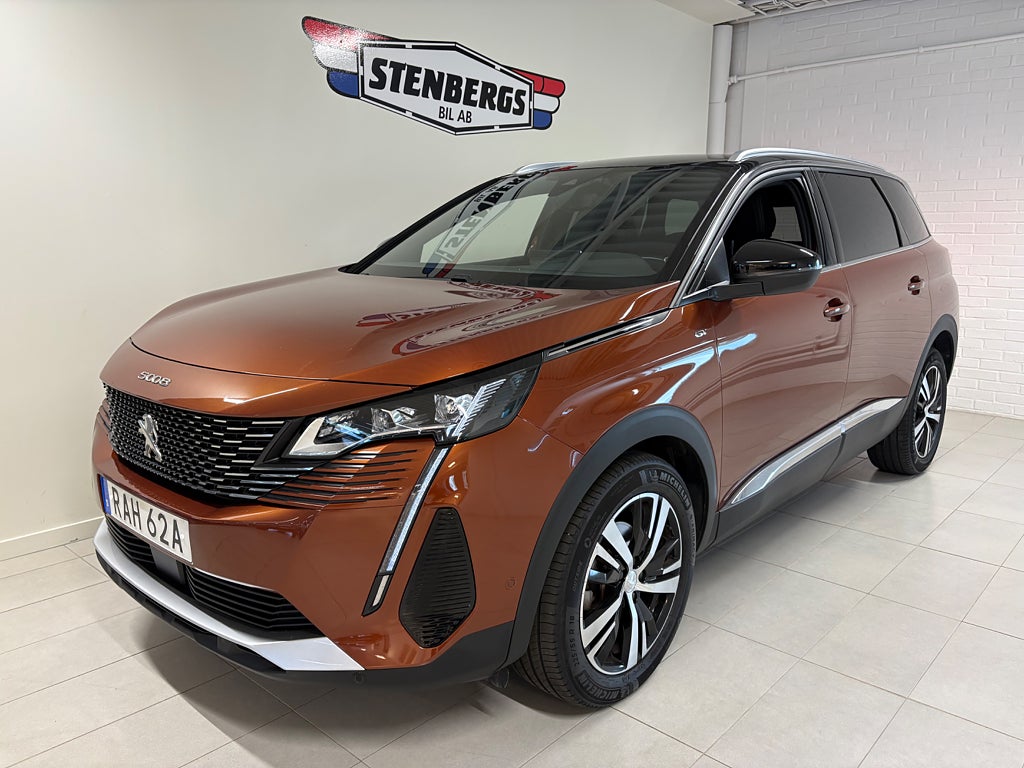 Peugeot 5008 1.2 PureTech 130 EAT Euro 6 7 Sits, SoV Hjul thumbnail