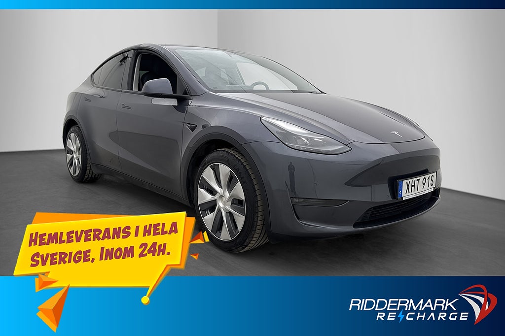 Tesla Model Y Long Range AWD Värmare AP Pano Navi Drag MOMS