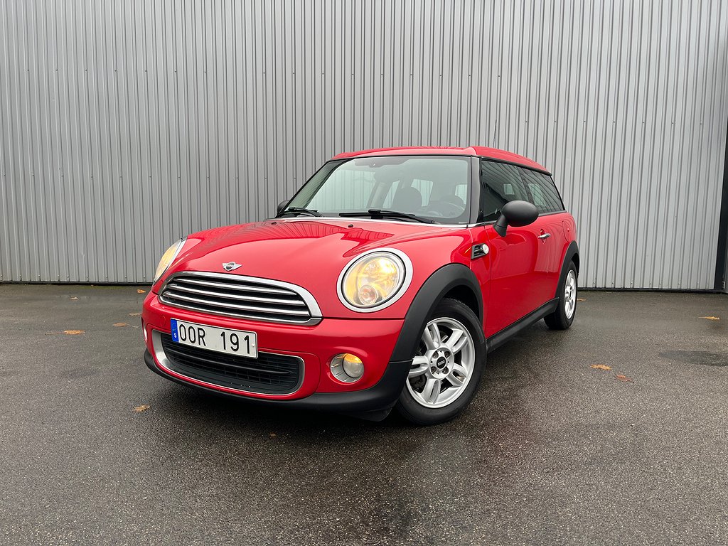 MINI Clubman One Euro /Besiktad/Servad/V/S-Hjul