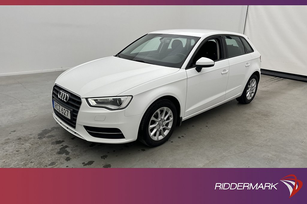 Audi A3 1.2 TFSI 110hk Attraction Sensorer Farth Bluetooth