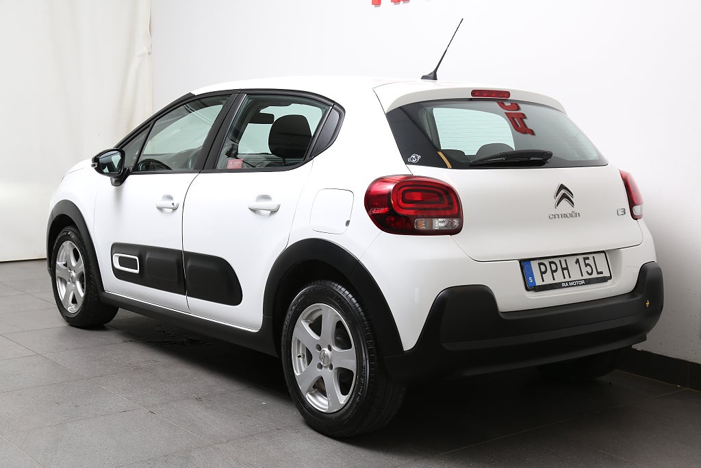 Citroën C3 1,2 PureTech 83hk CarPlay P-Sensorer 2021