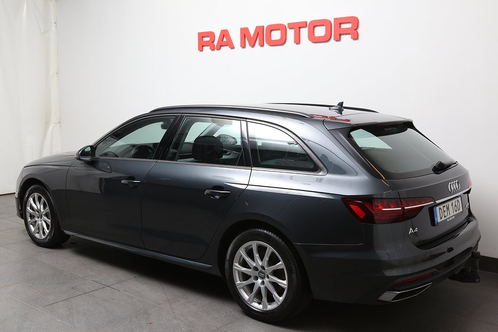 Audi A4 Avant 40 TDI 190hk Quattro Aut Värmare Drag Leasbar 2020