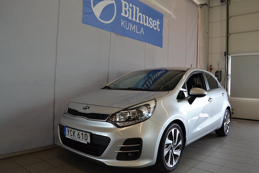 Kia Rio 5-dörrar 1.2 CVVT Manuell Navi 84hk