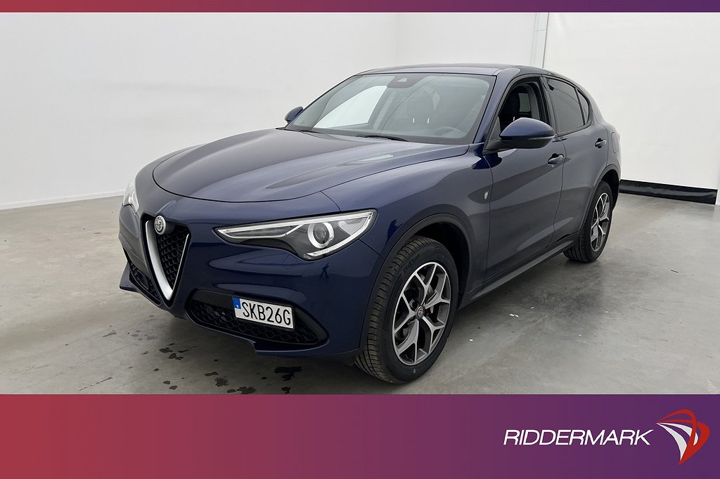 Alfa Romeo Stelvio Q4 201hk Super Kamera Skinn Elstolar