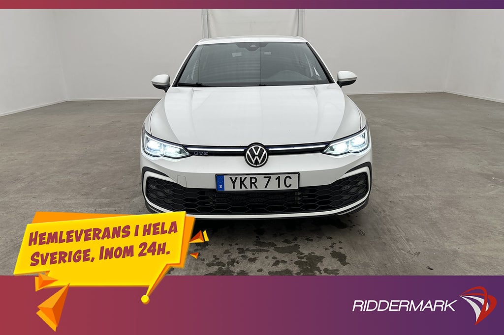 Volkswagen Golf GTE 245hk Rattvärme CarPlay Navigation