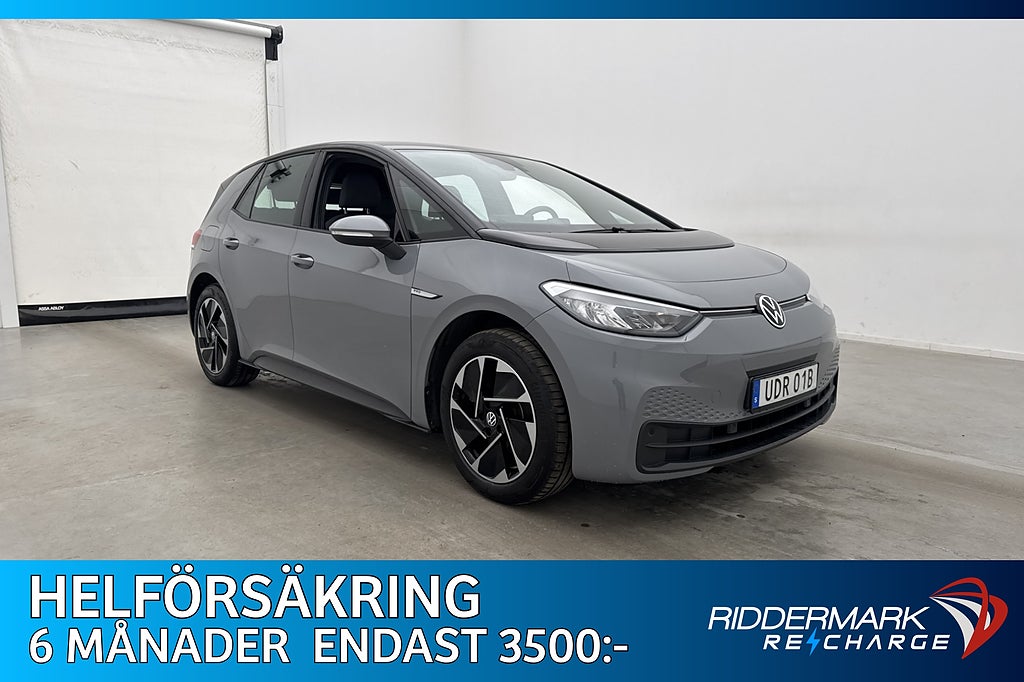 Volkswagen ID.3 Pro Performance Värmare CarPlay Navi MOMS