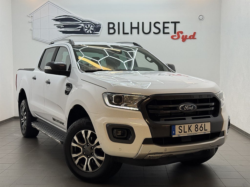 Ford ranger Wildtrak 4x4 213hk Moms Värmare/Navi/Bkamera/AdaptivF/Krok/Läder