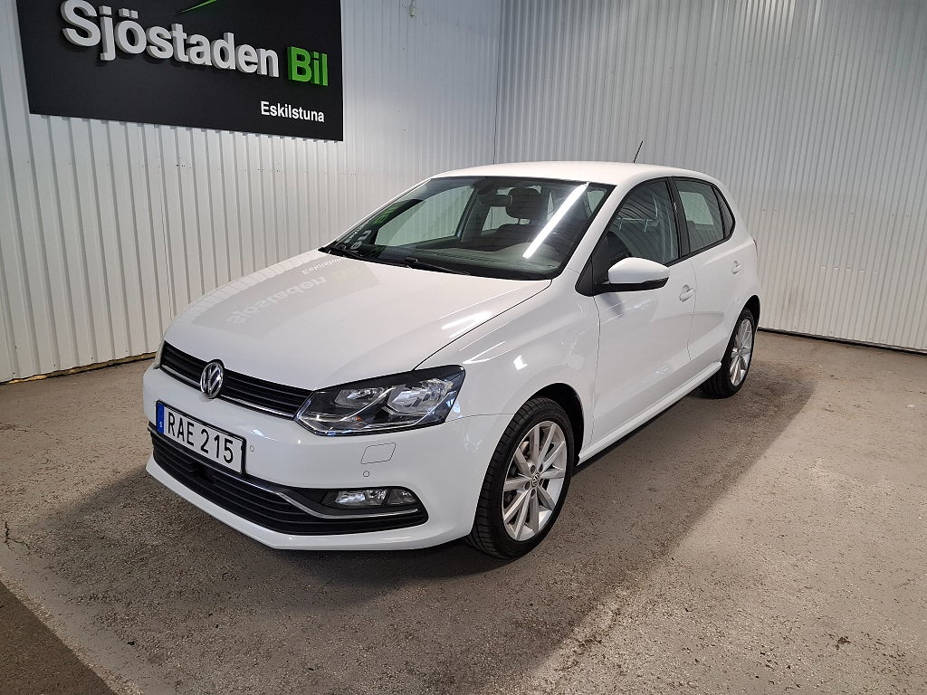 Volkswagen Polo 5-dörrar 1.2 TSI fr 3.99% App Conct Mirror Link Parksen
