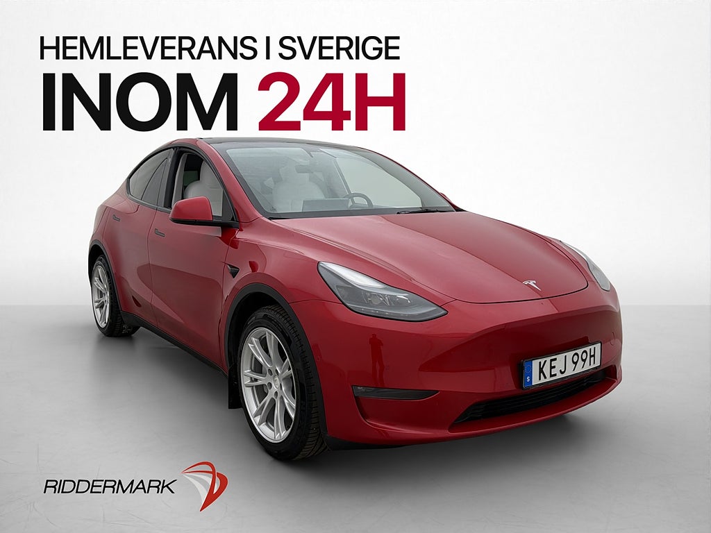 Tesla Model Y Long Range AWD Panorama Svensksåld Drag