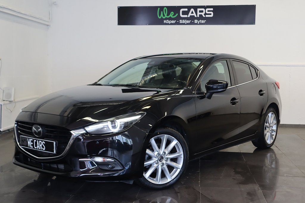 Mazda 3 Sedan 2.2 SKYACTIV-D Optimum Euro 6 HuD Kamera 150hk