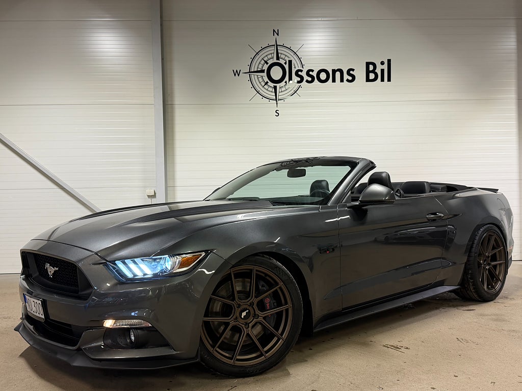 Ford Mustang GT Convertible Aut Läder B-kam Magnaflow H&R