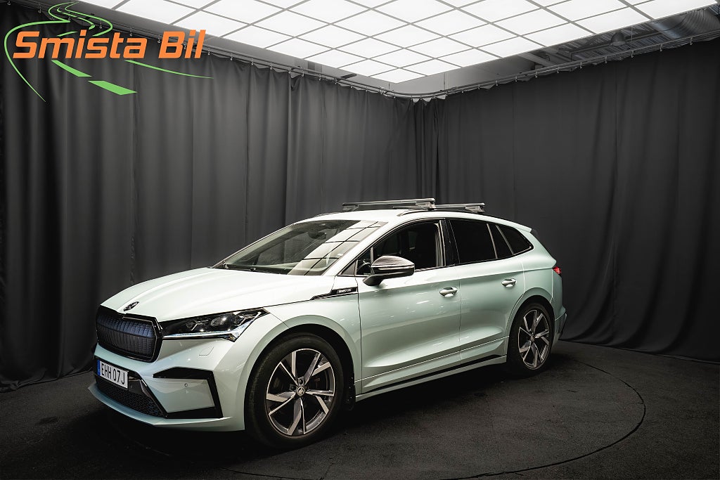 Skoda Enyaq iV 80 SPORTLINE KAMERA ELSTOL MINNE BATTERITESTAD MOMS