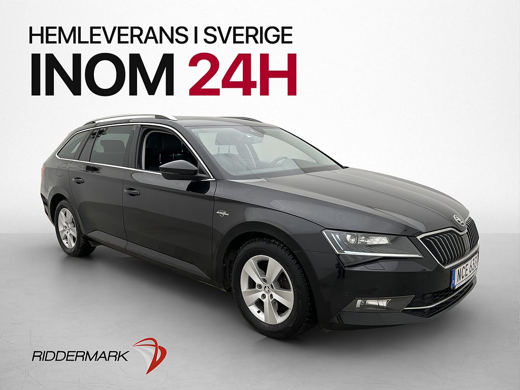 Skoda Superb 2.0 TDI 4x4 L&K Värm Canton Kamera CarPlay Drag