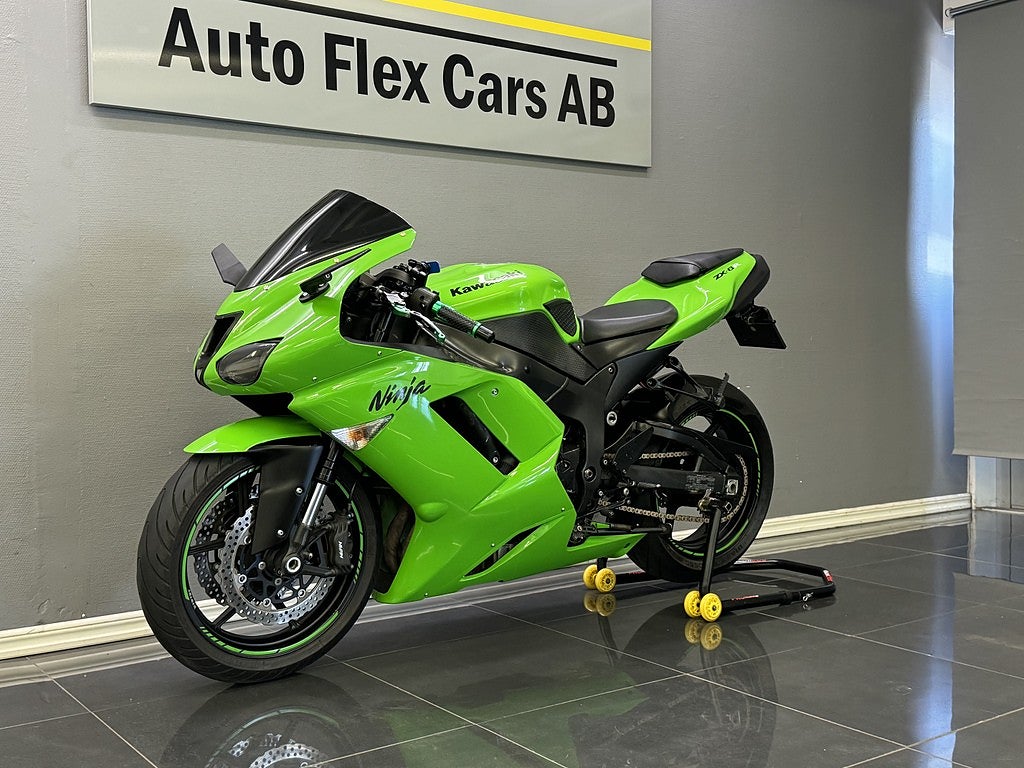 Kawasaki Ninja ZX-6R | Original kåpset | Besiktigad | Quadlock