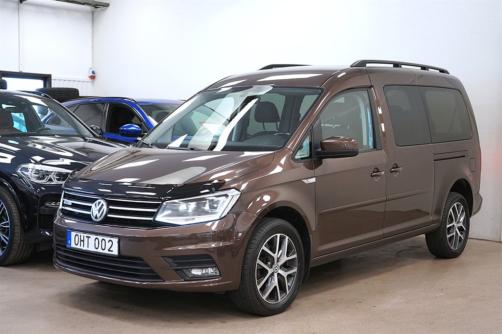Volkswagen Caddy MAXI LIFE TDI150 4M 7-SITS DRAG VÄRMARE