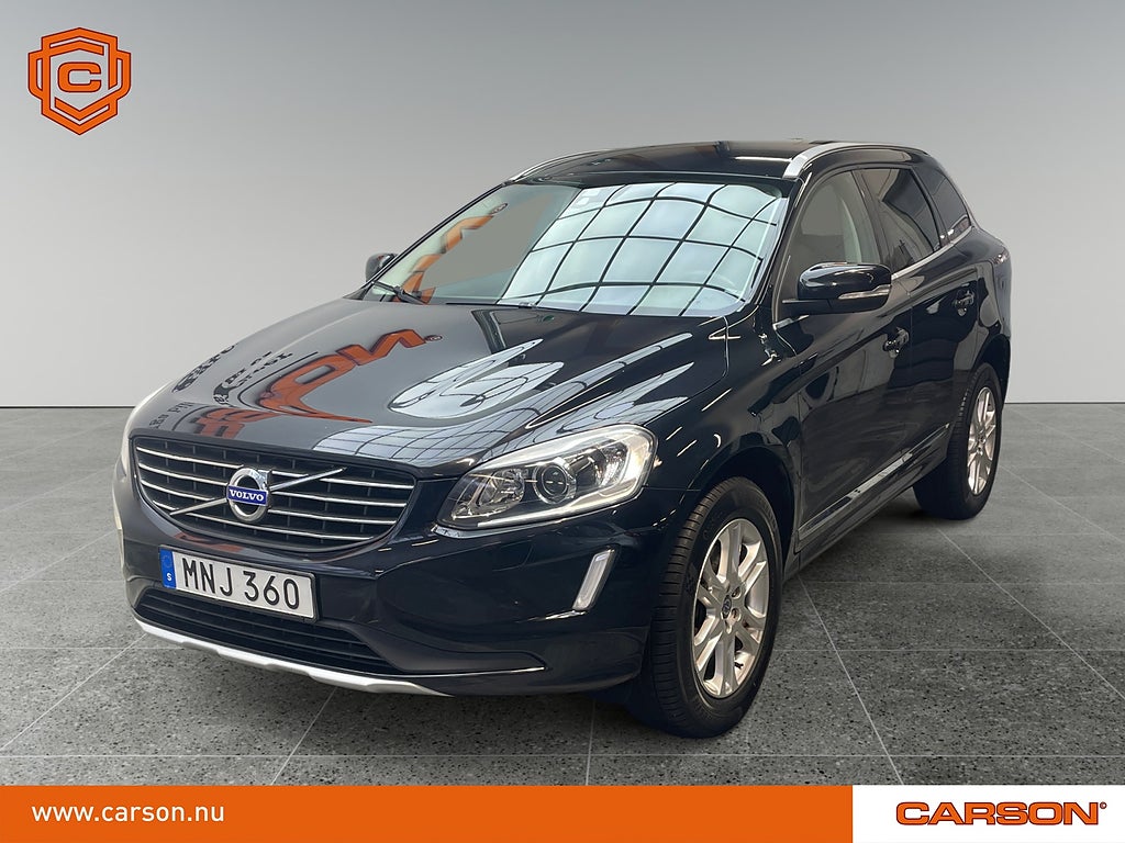 Volvo XC60 D4 AWD Aut Summum Värmare Navigation Drakrok Läderklädsel