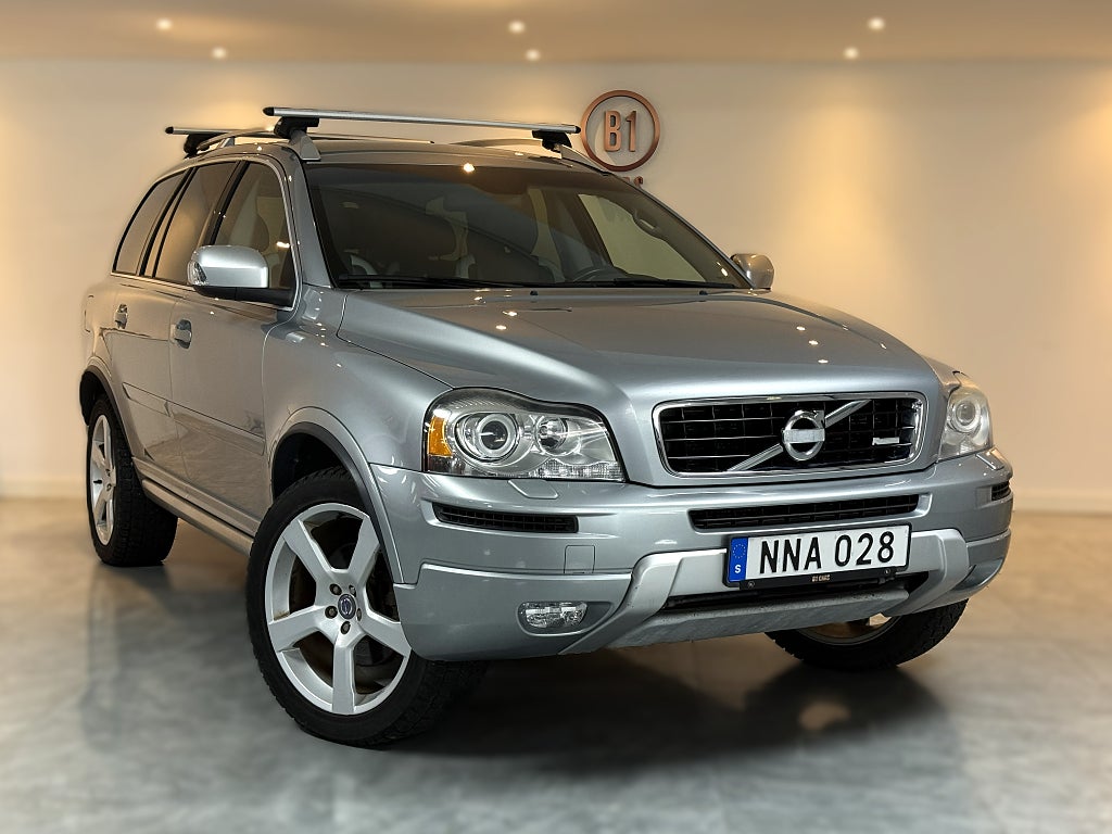 Volvo XC90 7-seater D5 AWD Geartronic R-Design FULLSERVAD DRAG