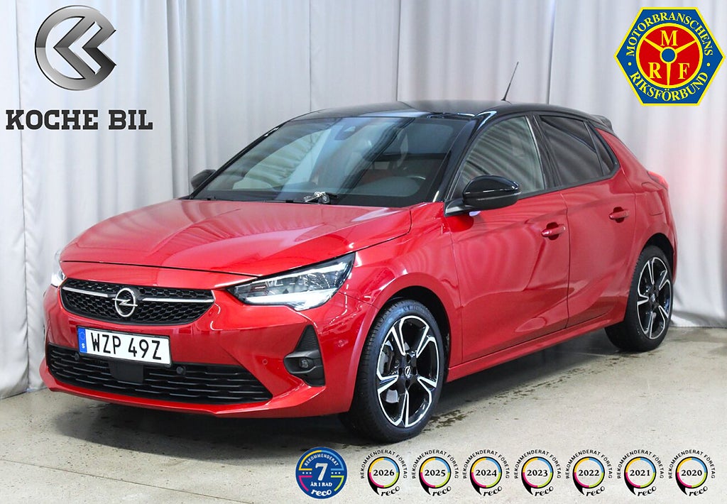 Opel Corsa 1.2 Turbo 130HK, GS Line, Panorama, S&V-hjul, 2639 mil