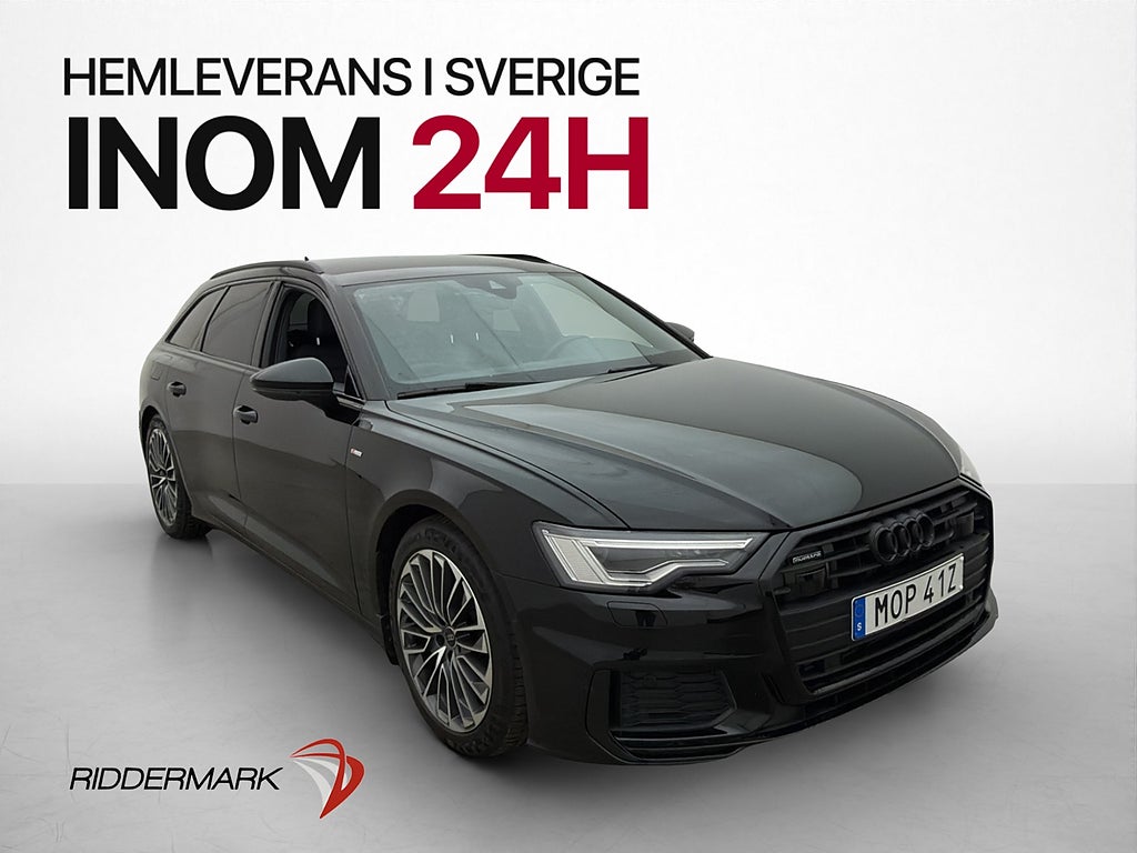 Audi A6 55 TFSI e Quattro S Line B&O Cockpit Drag Sensorer