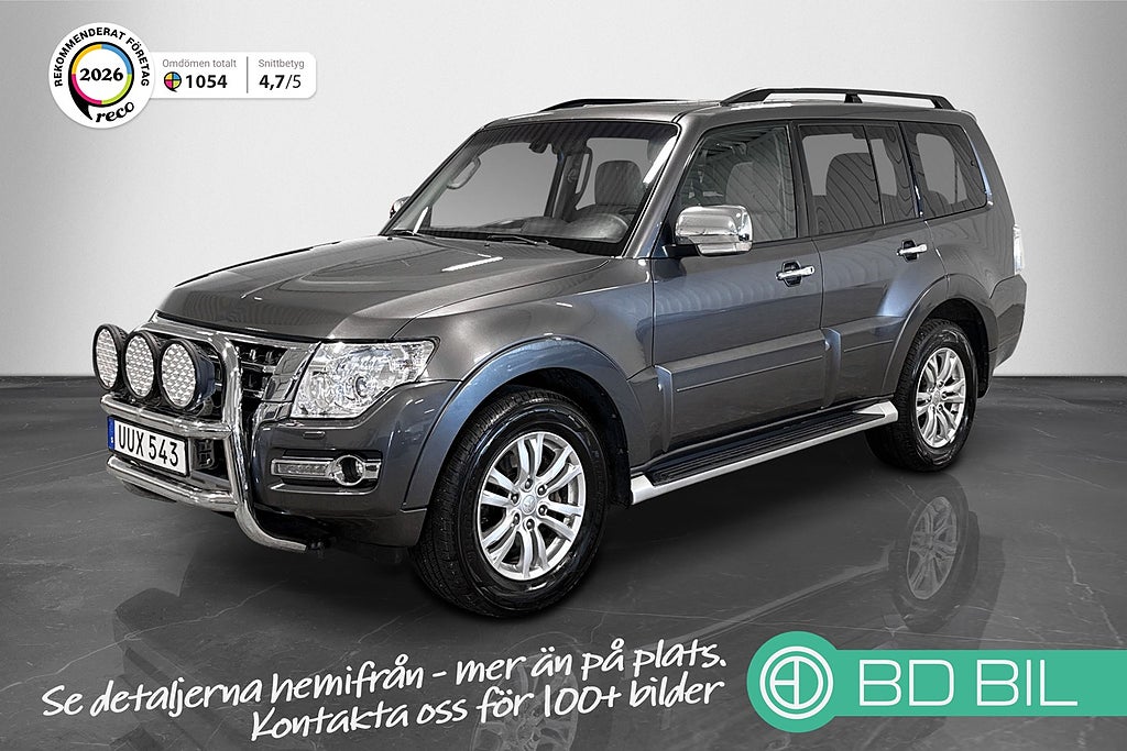 Mitsubishi Pajero 3.2 4WD SKINN MOTORVÄRMARE DRAGKROK TAKLUCKA 2 BRUKARE