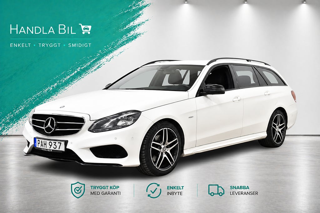 Mercedes-Benz E220 T AMG-Line Night Navi Dragkrok 170hk 1582kr/mån