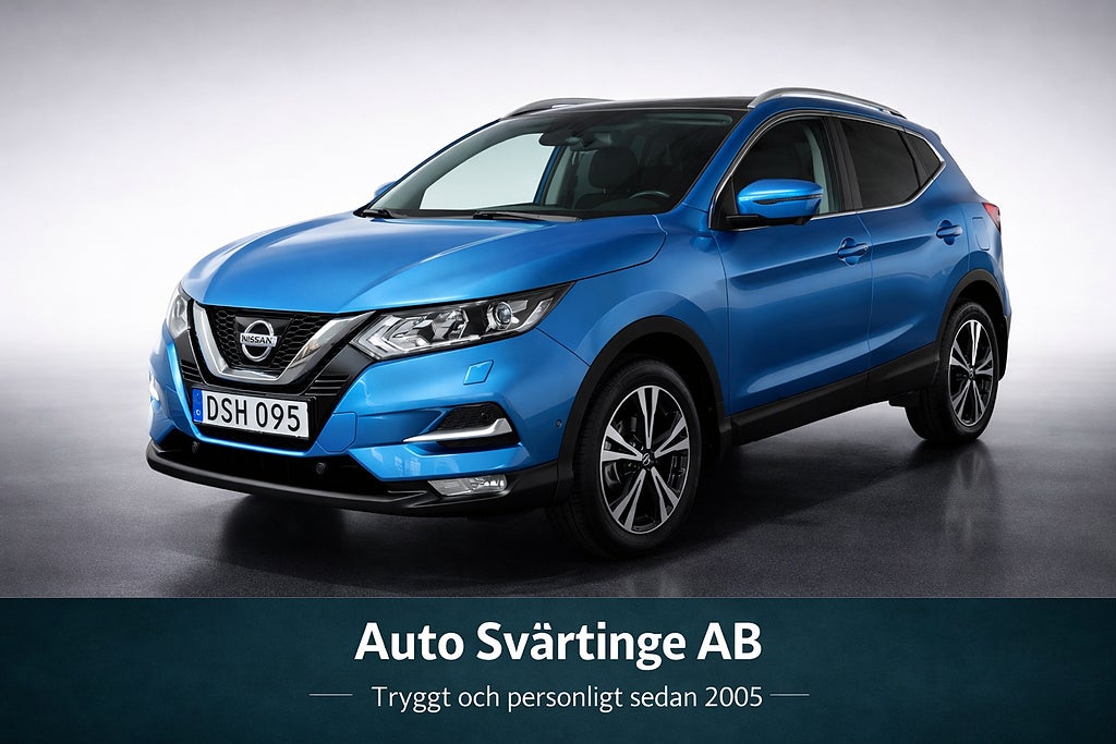 Nissan Qashqai 1.5 dCi Eu 6 (360, Glastak, Navi, Sommar & Vinterdäck)