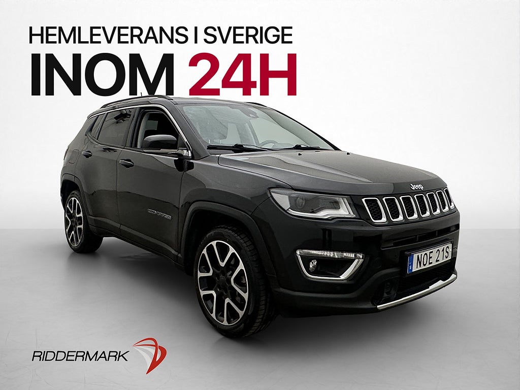 Jeep Compass 4xe 190hk Dragkrok Navi Kamera Rattvärm CarPlay