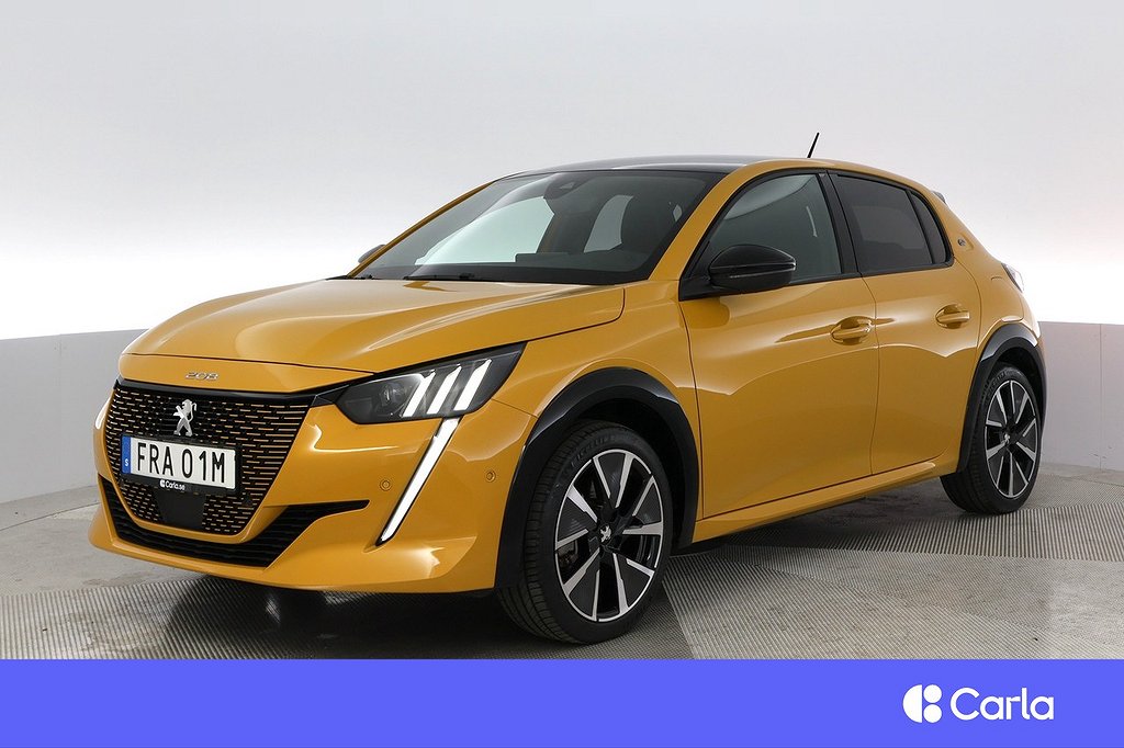 Peugeot E-208 GT Pack 2.99% Ränta Adap.Fart Navi Värmare