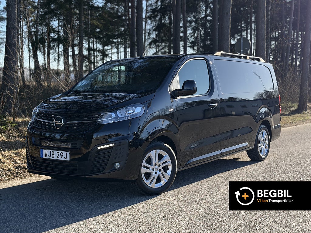 Opel Vivaro-e L3 / Lång / Leasbar / Drag / Lasthållare / 3-sits