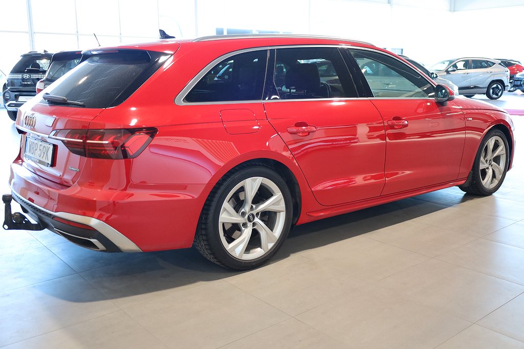 Audi A4 Avant 40 TFSI Quattro S Tronic S Line Värme Drag 2021