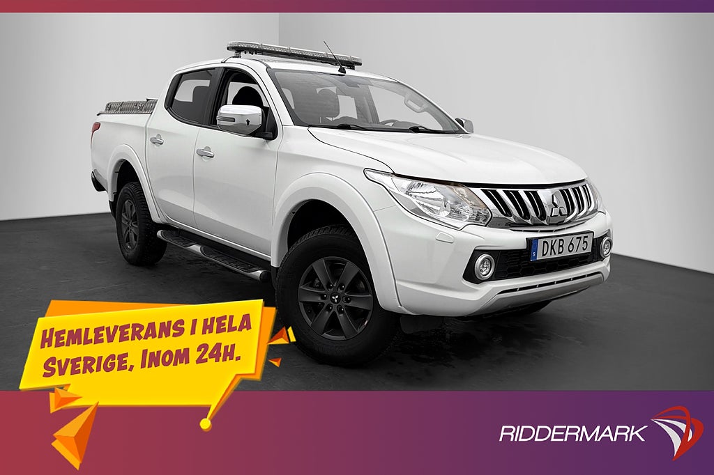 Mitsubishi L200 2.4 181hk 4WD B-Kamera Dragkrok