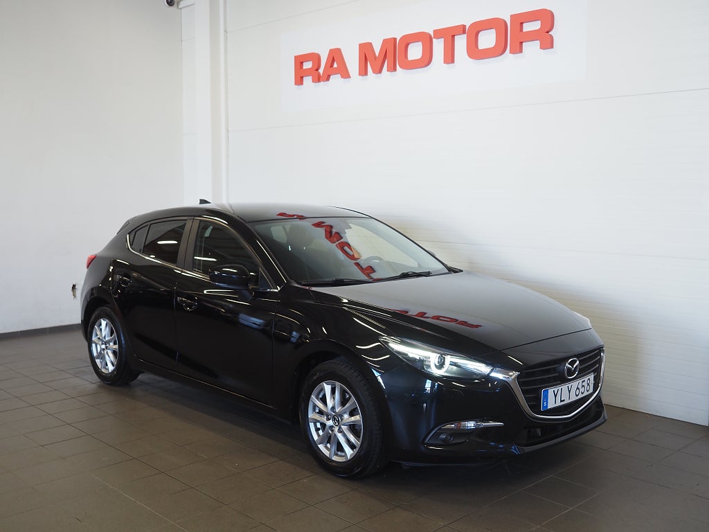 Mazda 3 Sport 2.0 SKYACTIV-G 120hk Vision Motorvärmare Navi 2018