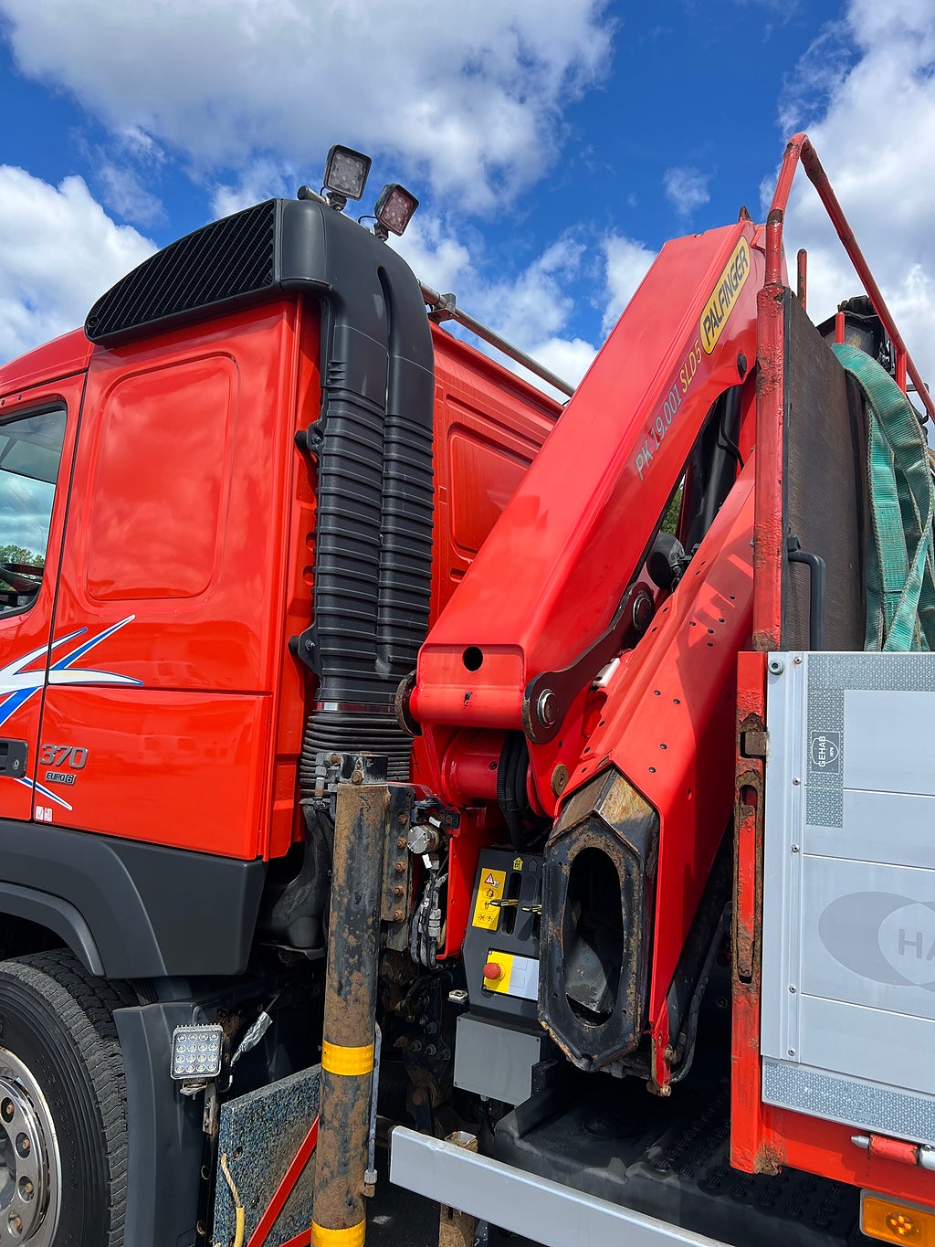 Volvo FM 370 4x2 Kranbil, Palfinger Kran, Euro 6