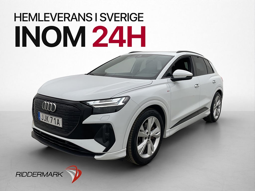 Audi Q4 50 e-tron Q 299hk S-Line Dragkrok Kamera S-Stolar