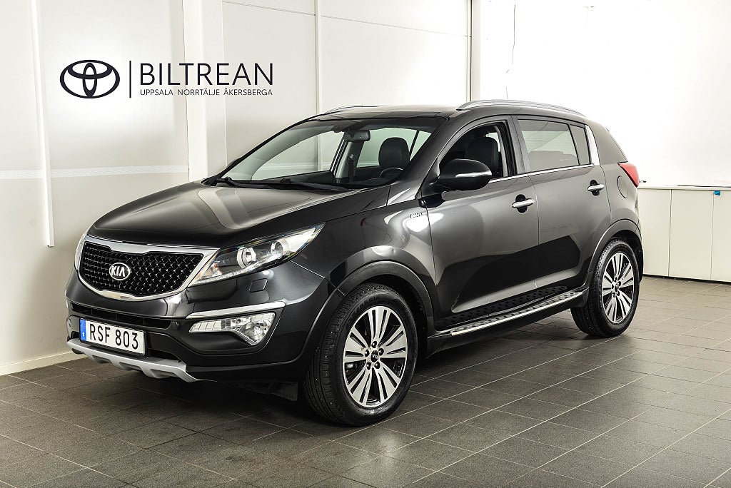 Kia Sportage 2,0 CRDi AWD Automat Panorama Motorvärmare Dragkrok 