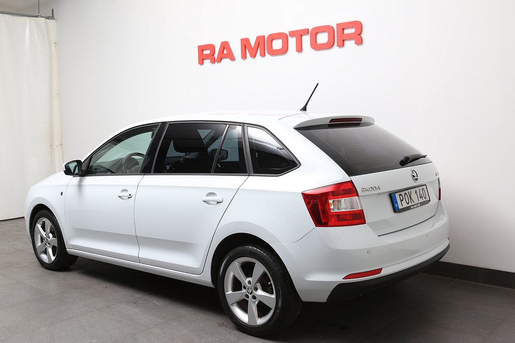 Skoda Rapid 1,2 TSI 105hk Plus Spaceback 1ägare Motorv 2015