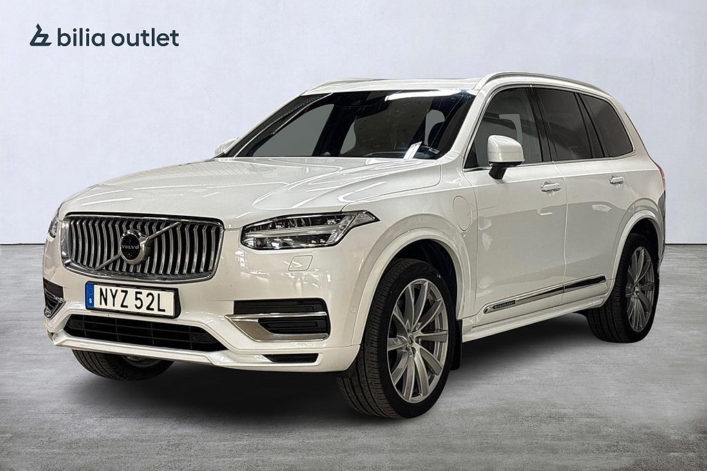 Volvo XC90 T8 TE Inscription 7-sits 390hk Pano B&W HuD Drag Luftfj
