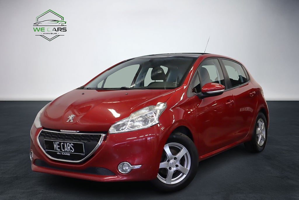 Peugeot 208 5-dörrar 1.2 VTi 82 Panorama Bluetooth Ny Kamrem 82hk