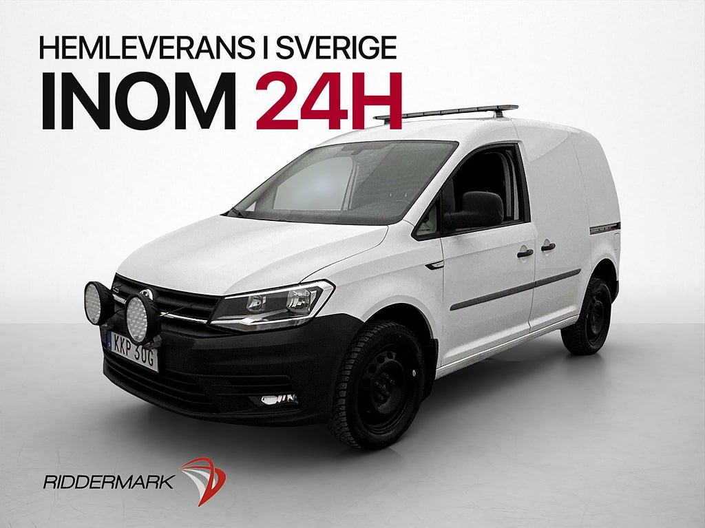 Volkswagen Caddy 4Motion Värmare PDC 2xDörrar CARPLAY Moms