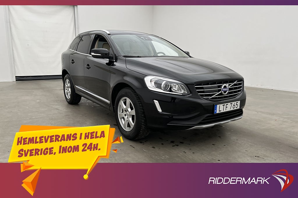 Volvo XC60 D4 AWD Classic Summum VOC D-Värm Navi Skinn Drag