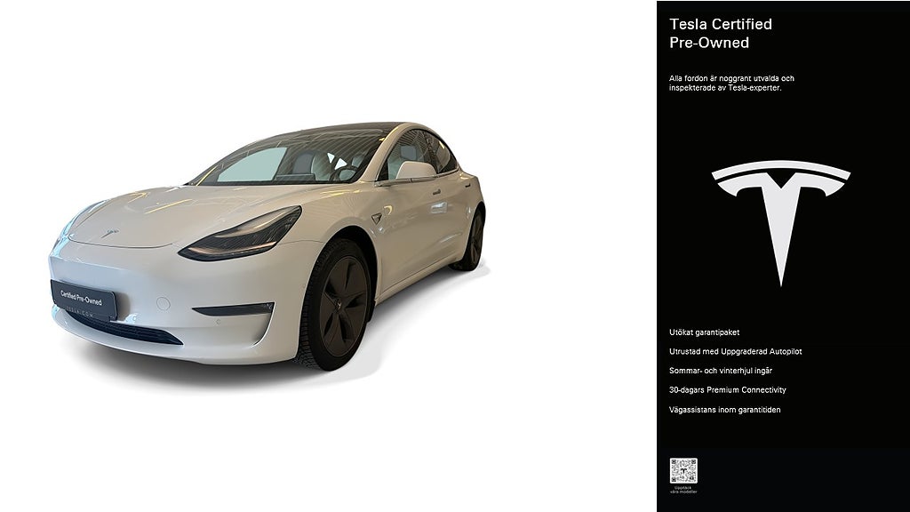 Tesla Model 3 Long Range AWD Certified Pre-Owned 3,84% ränta